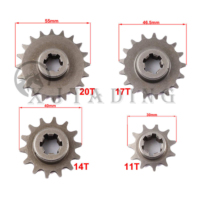 Motorcycle Gear Tidy - Motorrad Vorne Getriebe Kettenrad T8F 11/14/17/20T