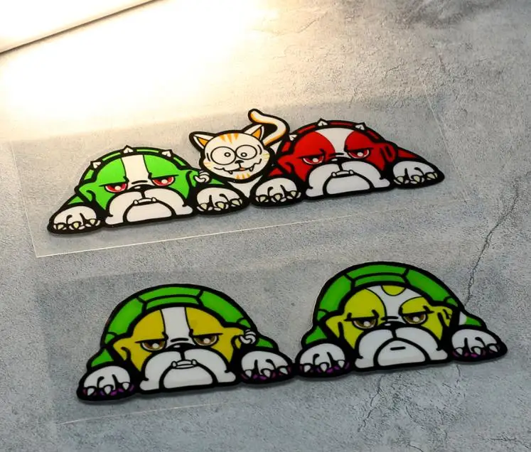 Motorcycle Gear For Dogs - MotoGP Mugello Turtle Rossi Racing Aufkleber,