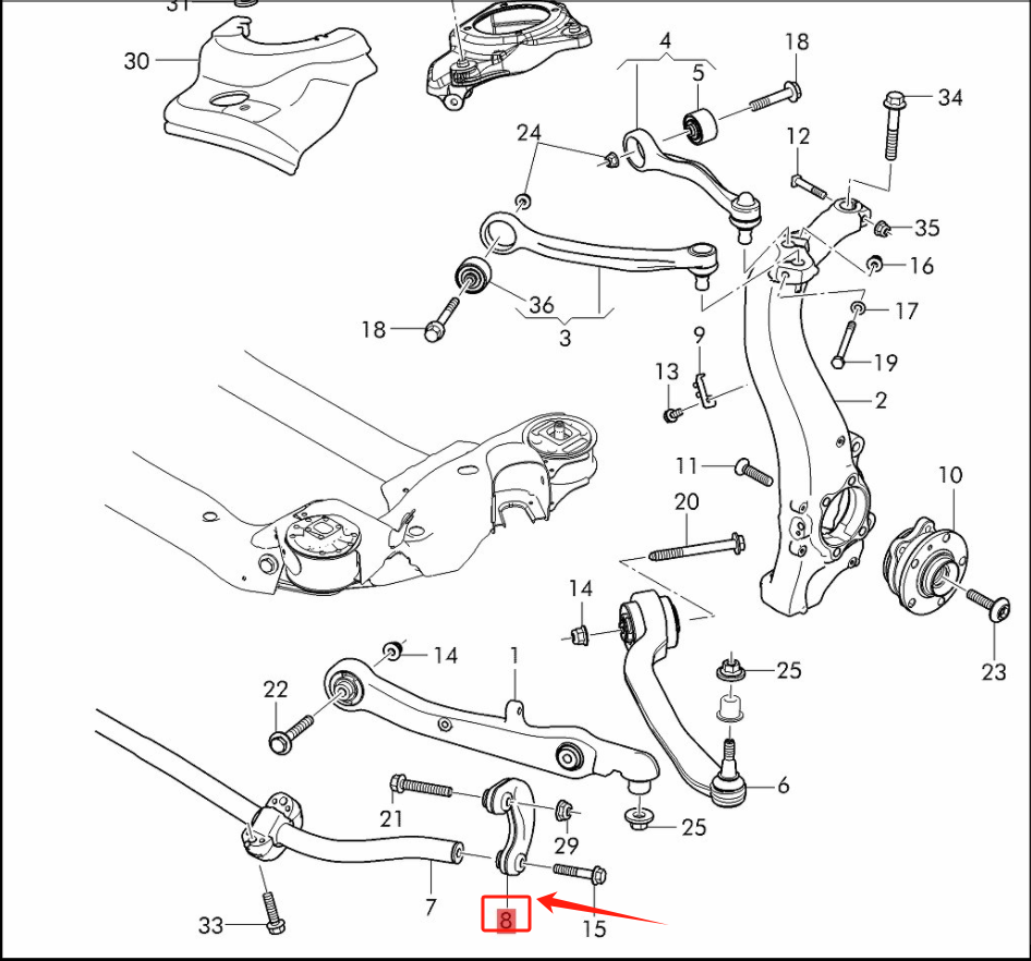 Vordere obere untere Stabilisa – Motorcycle Gear Near Me Bewertung und Preis